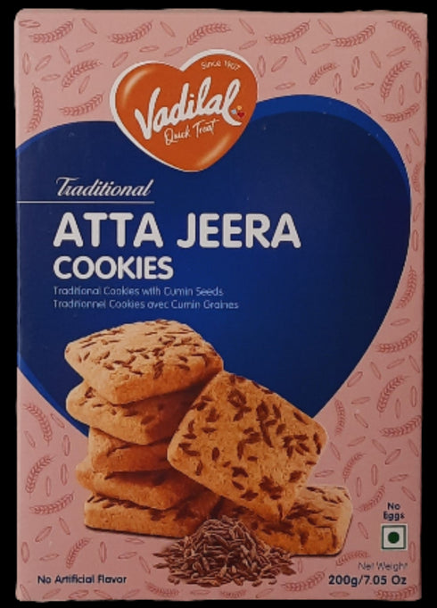 VADILAL - ATTA JEERA COOKIES - 200GM